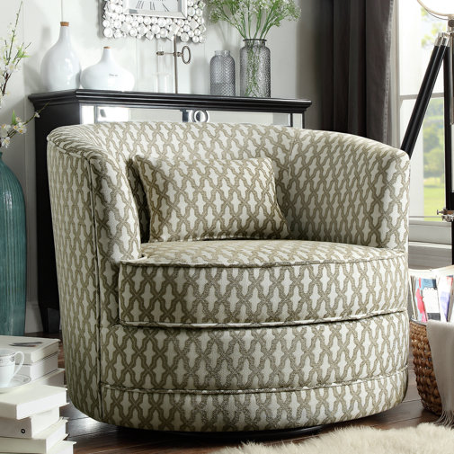 Alcott Hill Dmitri Swivel Barrel Chair & Reviews | Wayfair.ca